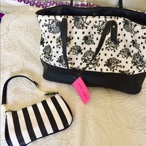 Betsey Johnson Floral Tote